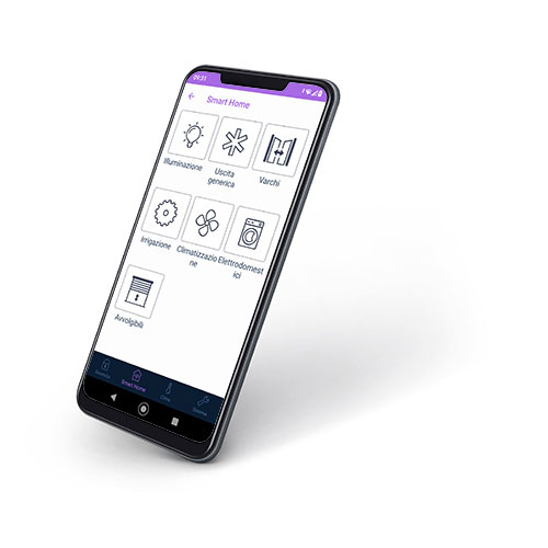 App Inim Home per sistemi antifurto e domotica App Inim Home per gestire da mobile l'impianto di allarme e le funzioni domotiche