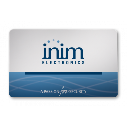 Card di prossimità nCard Inim per interagire con il sistema antintrusione e domotico