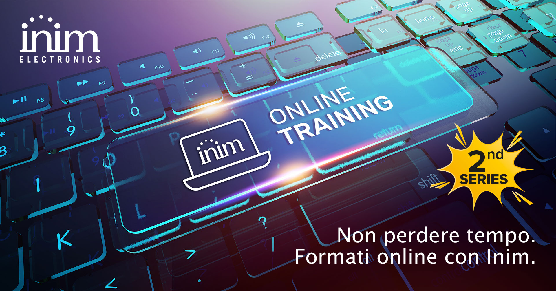 Seconda serie di webinar online, Inim ti premia!