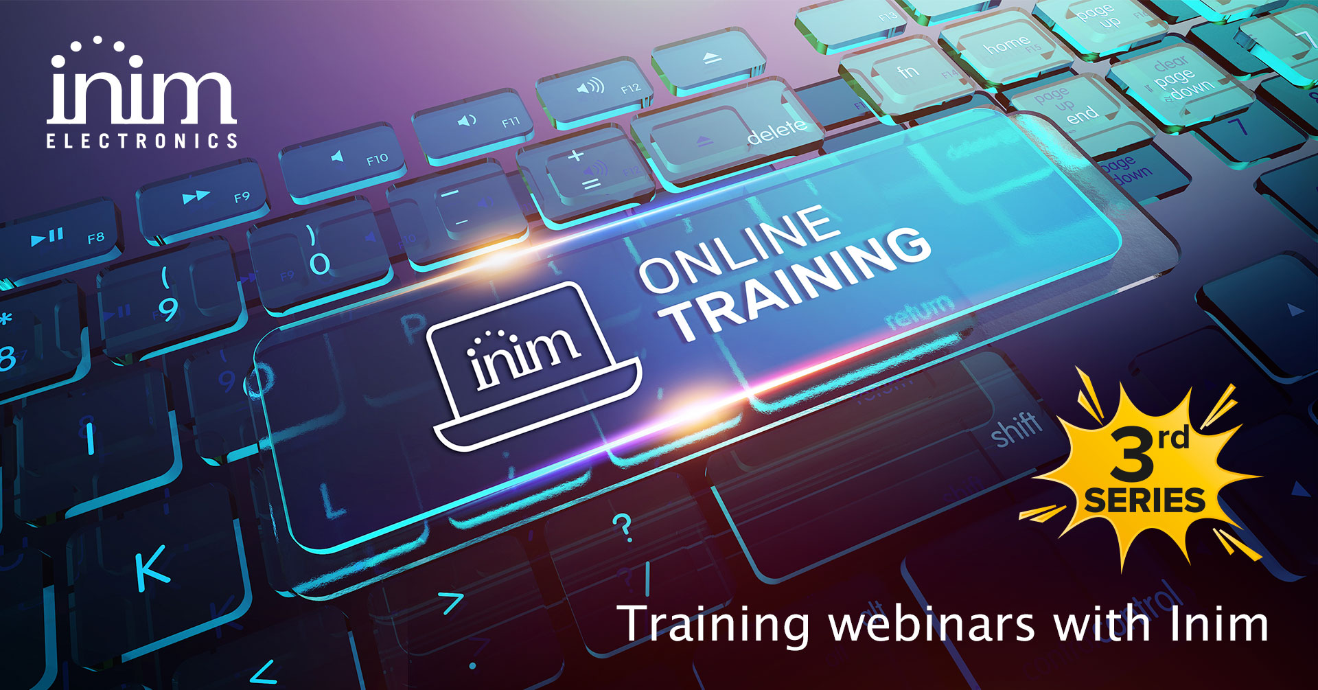 Training webinars with Inim_third series