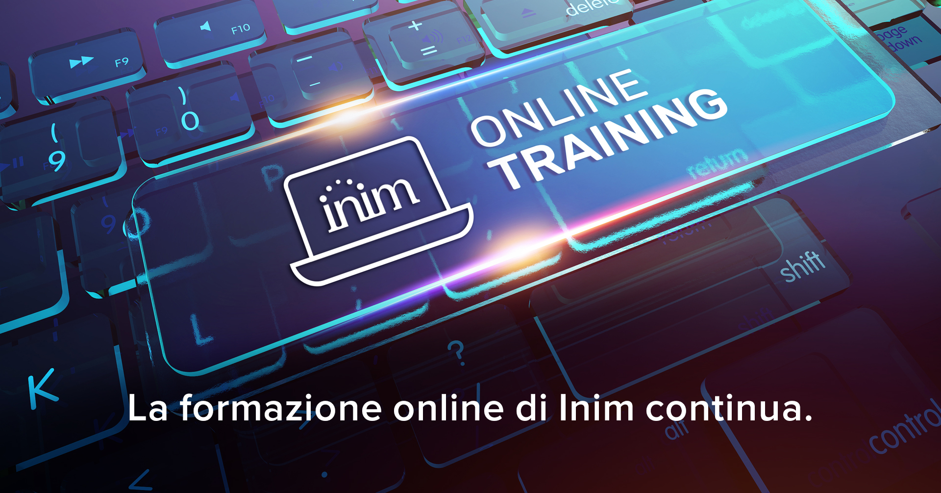 Prossimi appuntamenti con i webinar Inim: 15 e 22 maggio! Scopri di più!