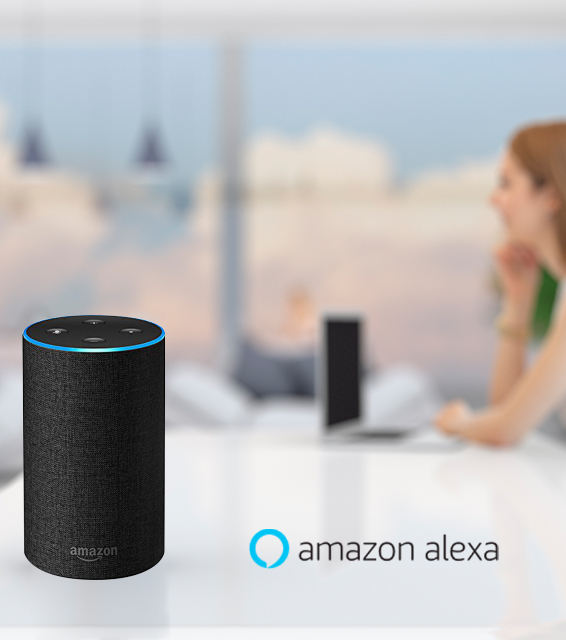 Per comandare l’impianto tramite i comandi vocali, sia da mobile che dai dispositivi compatibili con Amazon Alexa.